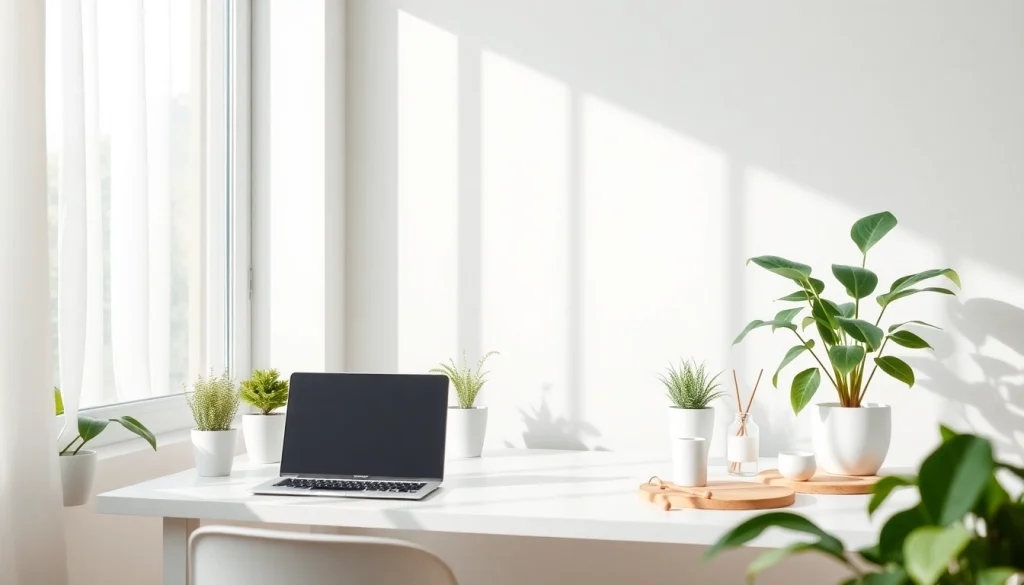 Engage with insightful content on healthlifeherald.com for a healthier lifestyle, featuring a vibrant workspace.