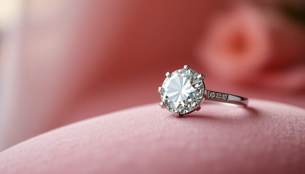 Admire stunning 2 Carat Engagement Rings with exquisite diamond settings, highlighting unique craftsmanship and elegance.