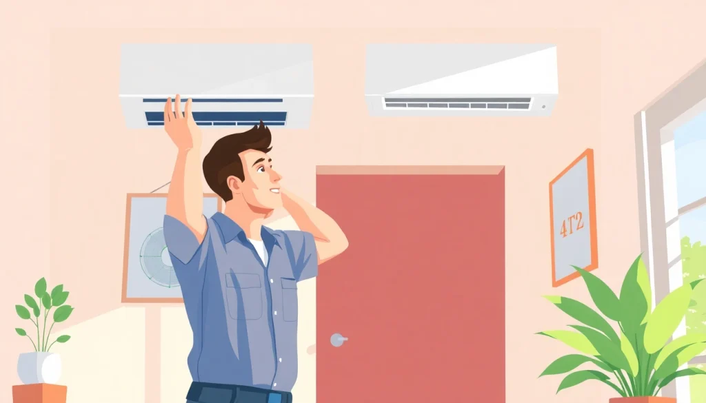 Understand what is seer rating in hvac while a technician inspects air conditioning efficiency.